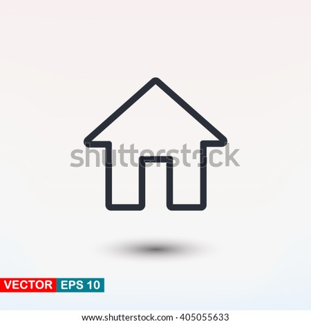 House icon, vector