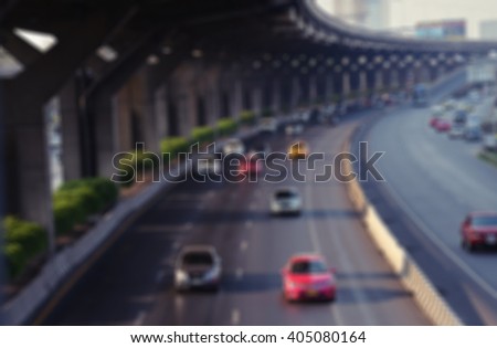 blur car road background