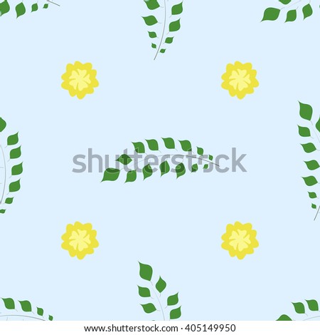 Seamless vector floral pattern. Spring pattern. Summer pattern. Floral design. Pattern background.  Vector design for wallpaper, textile, cards, booklet, web page background, surface textures.