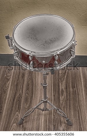 snare drum.Vintage Style