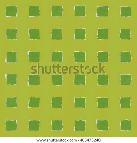 seamless pattern in a section of torn paper, shades of green