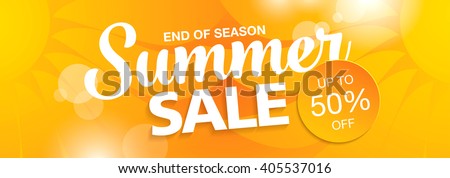 summer sale banner Royalty-Free Stock Photo #405537016