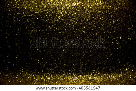 Gold and yellow Christmas Glittering bokeh background