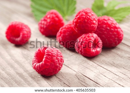 Raspberries. Close up, high resolution product. Harvest Concept