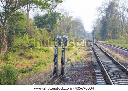Railroad signal Poles 