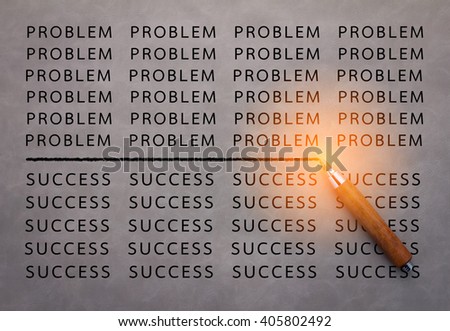 success concept with pencil drawing on grey background business concept.jpg