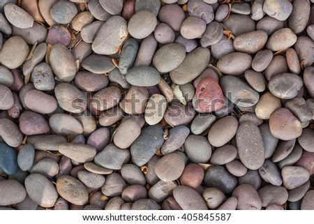 Texture sea stones background.