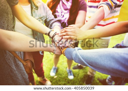 Support Help Collaborate Community Together Concept Royalty-Free Stock Photo #405850039