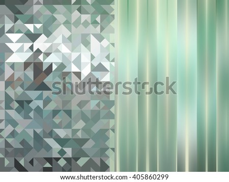 Set of abstract backgrounds blue and green
