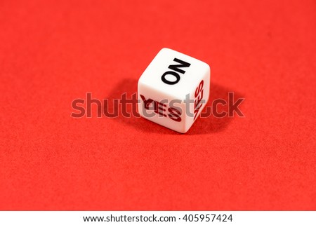 Yes and No dice