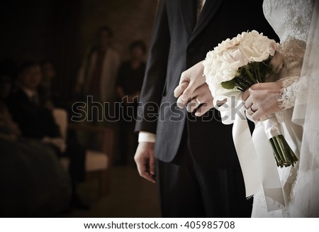 Groom and bride Royalty-Free Stock Photo #405985708