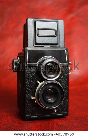 old reflex camera 6 cm film