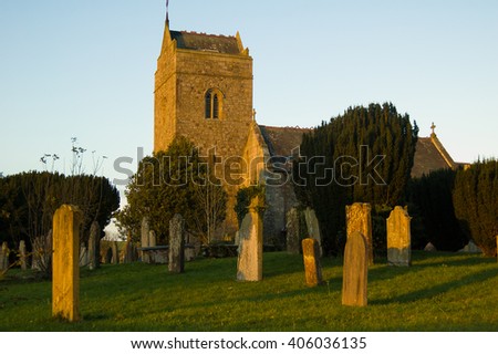 St Bridget's Church, Brigham,  Cockermouth, Cumbria Royalty-Free Stock Photo #406036135