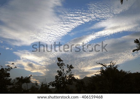 abstract cloud on the sky