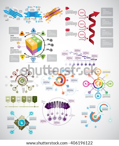 Vector of infographic