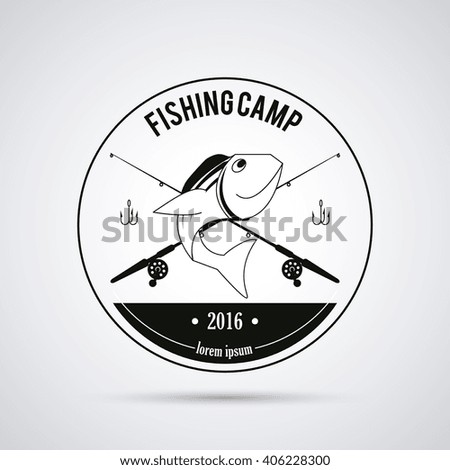 Fishing graphic design