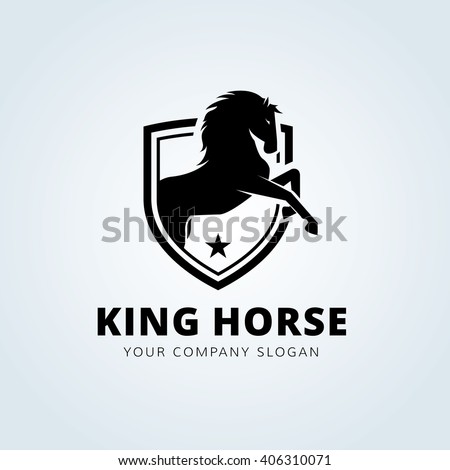 King Horse logo template