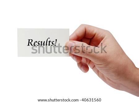 Card in man's hand