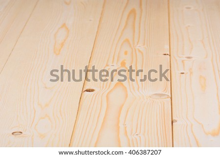 Kitchen Table Made of Natural Wood Background. Studio Photo
