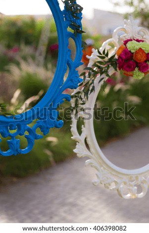 decorative frame for a mirror