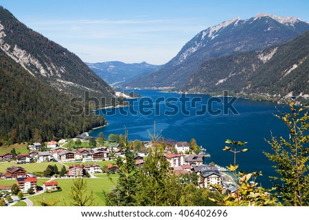 Lake Achen - Achensee Royalty-Free Stock Photo #406402696