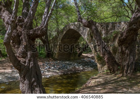 Tzielefos Bridge is a beautiful and picturesque bridge, being one of the medieval bridges situated between Elia and Roudia bridges in the Troodos mountains in Cyprus.