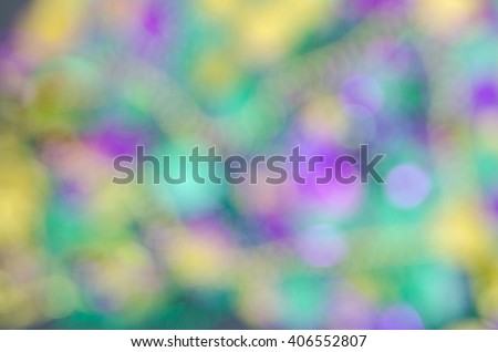 A vibrant soft focus background for Mardi Gras or Easter projects
