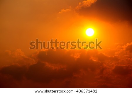 Clouds and sun
