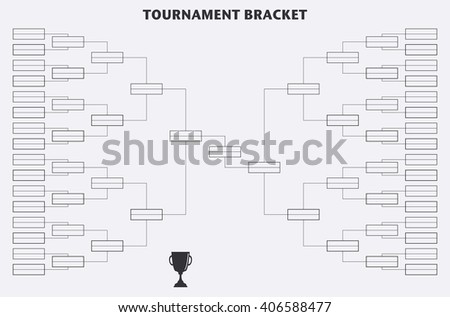 Tournament Bracket. Championship. Vector Sport background for design