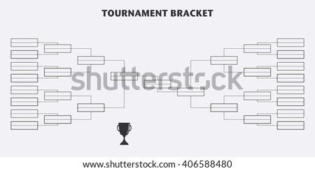 Tournament Bracket. Championship. Vector Sport background for design