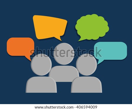 Graphic of Chat design, editable vector