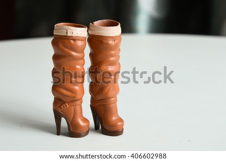 High heel boots, Stylish leather boots, elegant female high boots, girl heel boots, barbie boots, girls shoes, ladies brown boots, women boots  