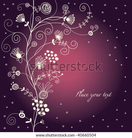 beauty floral illustration