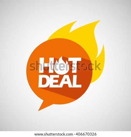 hot deals design  Royalty-Free Stock Photo #406670326