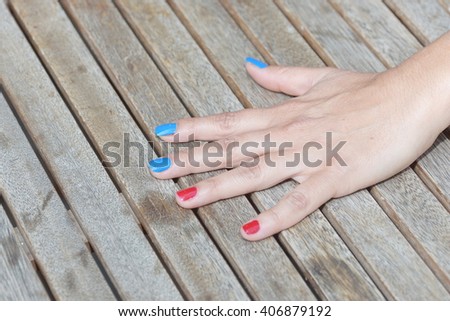 Manicure nail paint multi color