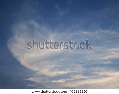 Clouds in the blue sky, Thailand
