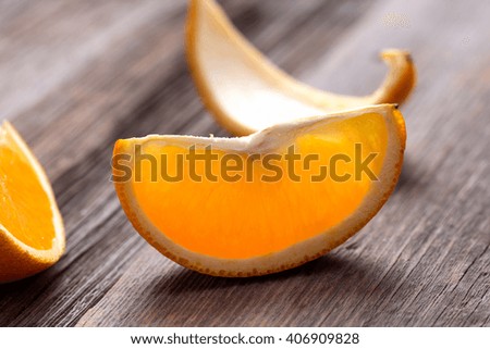 Organic orange fruit. 