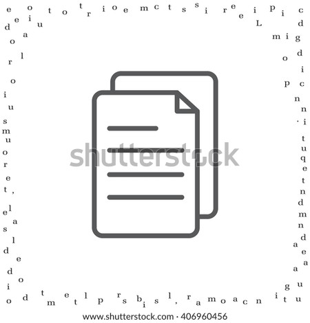 line note paper icons