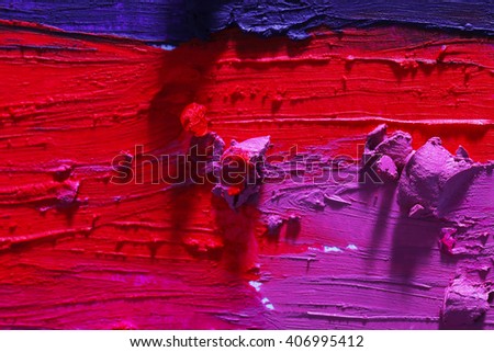 Smudged colourful lipstick background
