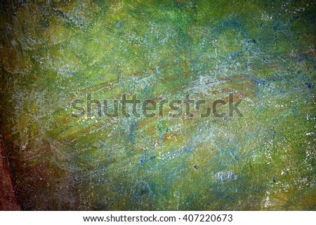 abstract green old background. vintage grunge wall