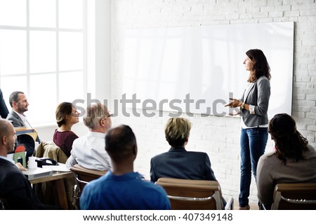 Conference Training Planning Learning Coaching Business Concept Royalty-Free Stock Photo #407349148