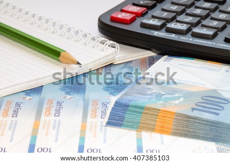 Swiss franks and calculator