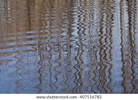 Beautiful reflection in water