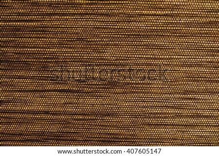 Fabric Texture, Close Up of Golden Brown Fabric Texture Pattern Background.