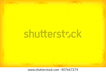 Abstract yellow background, background orange and yellow circles, Vector