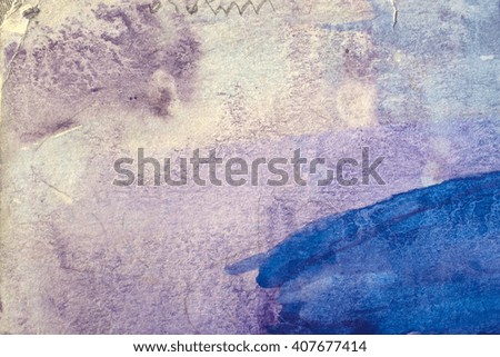 Abstract painted colorful watercolor background