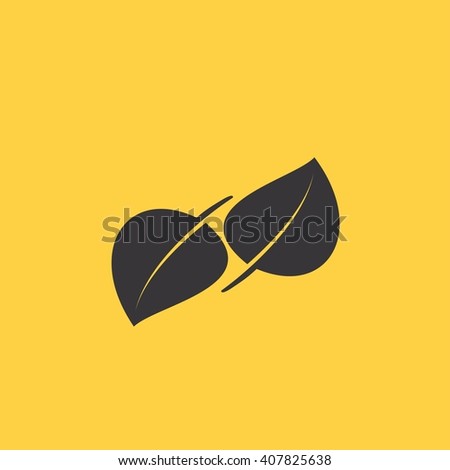 leaf vector icon