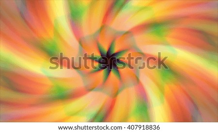 Abstract spinning colorful floral background