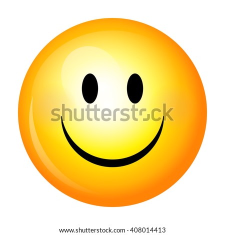 Smiley. Vector happy face Royalty-Free Stock Photo #408014413