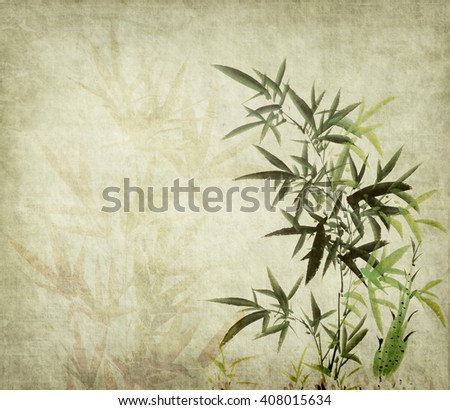 Traditional chinese painting Bamboo